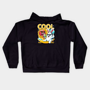 COOL VIBES ONLY - INSPIRATIONAL FUNNY DESIGN Kids Hoodie